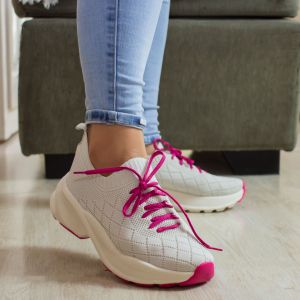Tênis Feminino Sneaker Trico Off White-Off White-34